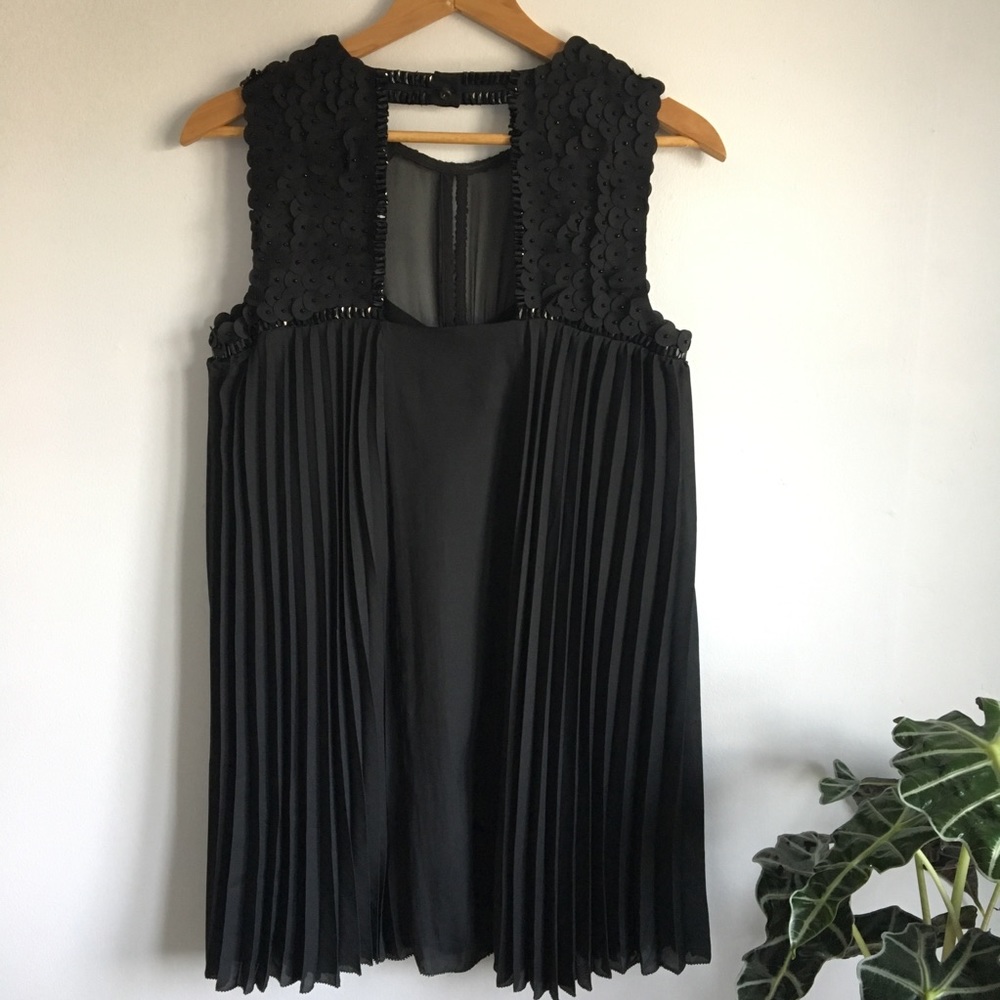 Anthropologie Leifsdottir Accordion Pleated Dress - Picture 6 of 8